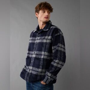 American Eagle (AE) Plaid Shirt Jacket (Shacket)